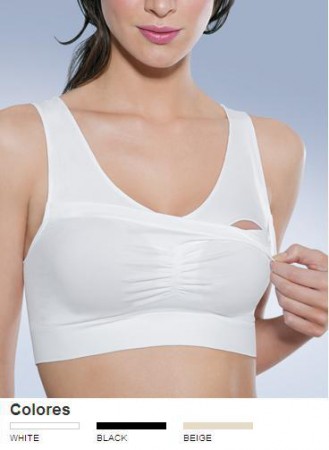 El frente se baja para facilitar la lactancia